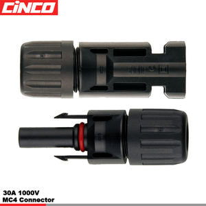 30A DC 1500V tahan air konektor kabel surya pria + wanita PV Plug sistem surya produk terkait - Product Image 2