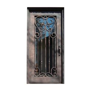 Portes et fenêtres françaises en fer forgé à rupture de pont thermique, vitrage standard - Product Image 1