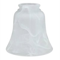 Abat-jour en verre cloche personnalisable, motif marbré givré, pour luminaires intérieurs résidentiels et commerciaux, vente en gros