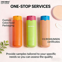 Flacon pulvérisateur sans air en plastique blanc et rose de 30 ml et 50 ml pour emballage cosmétique de toner, marque privée de luxe, pour soins de la peau