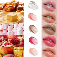 Baumes et gloss à lèvres en marque blanche, haute qualité, végétaliens, fruités, hydratants en profondeur, baume à lèvres au beurre scintillant, gloss à lèvres aux peptides, OEM