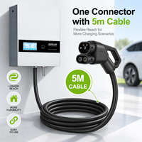 Station de recharge rapide pour véhicules électriques Zencar DC 20 kW, Combo CCS2, prise 65A, borne de recharge avec écran tactile LCD 7 pouces