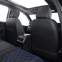 Housses de siège auto pour Chevrolet Equinox 2018-2024, ensemble complet, cuir de luxe, accessoires auto personnalisés, protection de siège auto imperméable