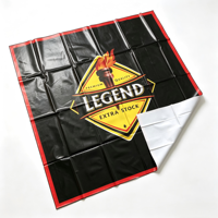 Nappe de table carrée en PVC durable, design personnalisé, moderne, imperméable, avec logo, pour pub, bar, restaurant, fête, salon professionnel