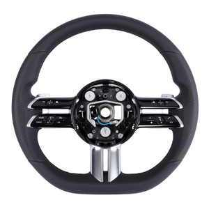 Volant de direction de voiture amélioré pour Mercedes Benz 2010-2020 au style AMG <span class=keywords><strong>2023</strong></span> avec commande tactile en cuir - Product Image 3
