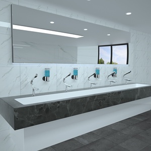 AK7131 Sèche-mains électronique sans contact 2-en-1 en acier inoxydable 304 avec capteur de lavage et de séchage, <span class=keywords><strong>robinet</strong></span> électronique étanche IP24 pour hôtels et foyers - Product Image 5