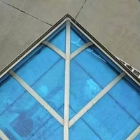 Auvent manuel en aluminium imperméable pour balcon, auvent en polycarbonate, parasol à lames orientables pour patio, cassette pare-soleil, pare-vent, anti-UV