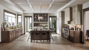 Nhà máy trực tiếp sang trọng hiện đại Châu Âu biệt thự phong cách rắn gỗ tủ bếp để bán - Product Image 4