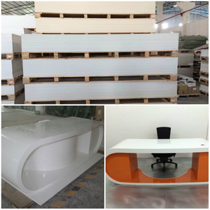 השיש אבן אקריליק מוצק משטח פנים קישוט חומר מוצק משטח גיליון - Product Image 4