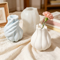 Moule en silicone pour vase ventru de style européen, pour plantes en pot, bricolage, plâtre, ciment, arrangement floral, décoration, résine époxy