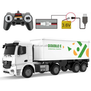 Çift E E661-003 1/20 Arocs uzaktan kumanda konteyner kamyon 2.4G ulaşım römorku kamyon kargo taşıyıcı LED ışıkları ve sesler ile - Product Image 2