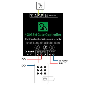 Smart GSM G202plus nouvelle Version 2g/4g en option commutateur de relais GSM appel gratuit autorisé 999 utilisateurs GSM Dialer