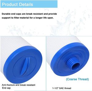 Compatible con Pleatco Spa Hot Tub Filter PWW50P3 Spa Filter Compatible con Unicel 6CH-940 Front Access Skimmer Aber Tubs - Product Image 4