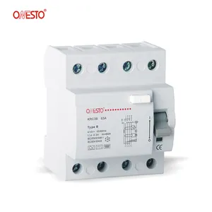 Bộ Ngắt Mạch RCD Loại B 63A Thiết Bị Dòng Dư RCCB RCD Cho Thiết Bị Điện Bộ Sạc EV Tấm Pin Mặt Trời