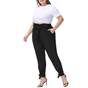 Trending Wholesale high waisted paper bag pants At Affordable