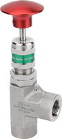 Vanne de décharge proportionnelle manuelle en acier inoxydable 316 certifiée FD-LOK BV haute pression pour le contrôle du gaz, de l'eau et de l'huile, sécurité 6000 PSI