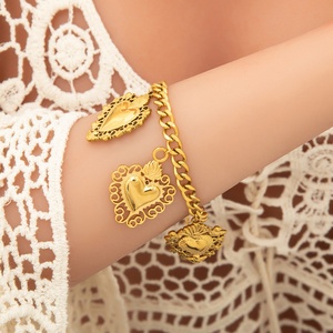 สร้อยคอทำด้วยมือทำจากสแตนเลสสตีลสำหรับผู้หญิงสร้อยคอเชื่อมระดับไฮเอนด์พร้อมสร้อยข้อมือมุกสุดหรูไม่ซีดจางสำหรับงานปาร์ตี้ - Product Image 3