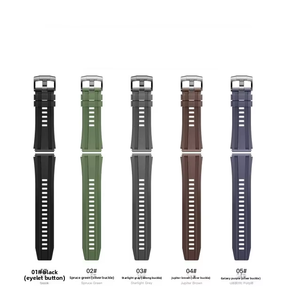Correas de Reloj de Caucho Fluorado de Alta Gama para Relojes Huawei y Samsung de 22 mm, Correa de Reloj Deportiva de Caucho Resistente al Agua - Product Image 3