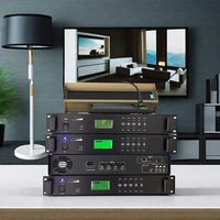 Sistema de Transmisión Digital por Red IP, Sistema de Audio PA Completo para el Hogar con Audio Multi-Habitación, Sistema de Megafonía de Aluminio