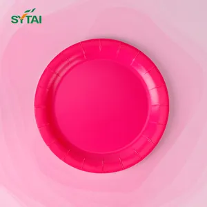 High Quality Round Paper Plates Holiday Paper Plates Supplier