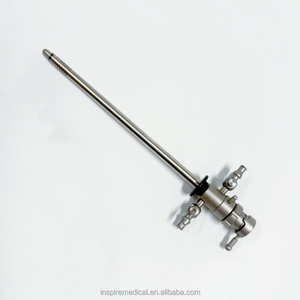 Resectoscópio de Urologia TURP com Bainha Operatória Interna e Externa (Rotativa) 24/26Fr, Conjunto de Resectoscopia Reutilizável em Aço Inoxidável - Product Image 2