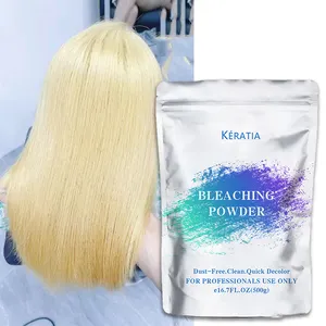 custom hair bleach powder hair dye private label protein blue lightening powder bleach