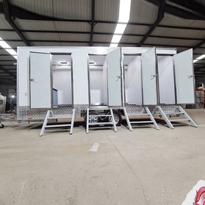 Sang trọng prefab Trailer phòng tắm di động nhà vệ sinh di động thép hiện đại phòng tắm container nhà vệ sinh để bán - Product Image 3