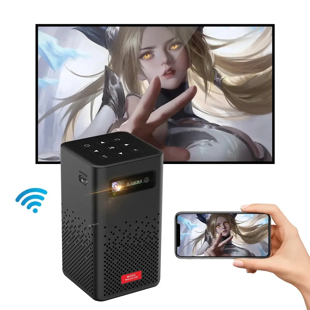 Sky 009 pro Smart Buy Мини Портативный видео Seelume экран наружный проектор 1080P Lcd проекторы и презентационное оборудование