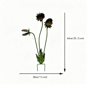 Estaca de Jardín de Hierro Más Vendida para Plantas Carnívoras, Adorno Decorativo para Exteriores de Estilo Europeo-Americano - Product Image 5
