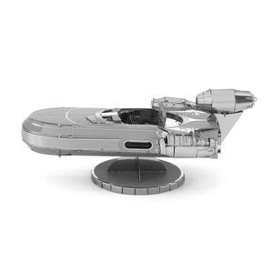 Puzzle 3D en métal Galactic Core Legends - <span class=keywords><strong>Kit</strong></span> de modèle de vaisseau spatial et de droïde emblématiques - 51 à 100 pièces - Article de collection premium pour les fans de science-fiction - À exposer - Product Image 5