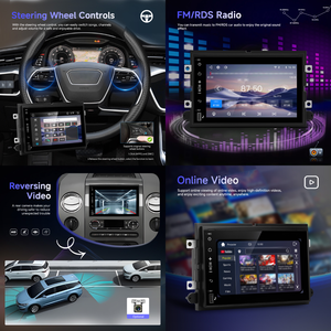 Podofo 7-Zoll <span class=keywords><strong>Auto</strong></span>-MP5-Player Autoradio mit Wireless CarPlay Android <span class=keywords><strong>Auto</strong></span> V-Link für Ford F150 F250 E250 F350 Fusion Focus OEM - Product Image 3