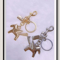 Nouveau Pendentif en Métal Petit Cheval Volant et Mignon Poney Ange, Breloque de Sac à Pompon, Durable et Écologique, Ornement de Voiture, Porte-clés