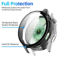 Étui en verre trempé GT 7 pour Huawei Watch GT7 46 mm, protection d'écran, coque rigide en PC pour Huawei Watch GT6 41 mm