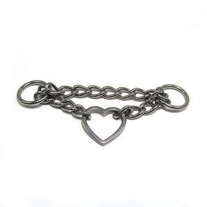 Geカスタマイズde kleurrijke, duurzame, waterdichte, roestvrijstalen martingale halve kettinghalsband, gelaste ketting voor honden & katten - Product Image 2