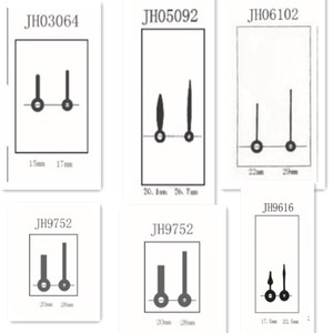 Aiguilles d'<span class=keywords><strong>horloge</strong></span> courtes en métal <span class=keywords><strong>pour</strong></span> heures et minutes - Product Image 4
