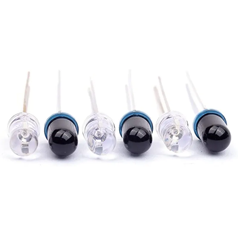 IR LED 5MM 3MM 적외선 방출 및 수신 다이오드 (10pcs 방출 + 10pcs 수신) F3 F5 emit 수신 전송