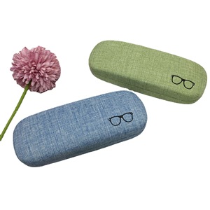 Estuche Rígido para <span class=keywords><strong>Gafas</strong></span>, Anti-Presión, de Lino Multicolor, con Logotipo Impreso, para Guardar <span class=keywords><strong>Gafas</strong></span> y Lentes de Sol - Product Image 4