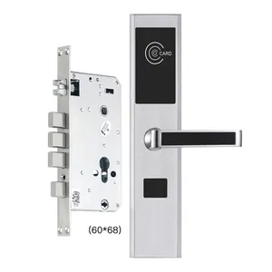 木製ドア用の無料のBluetooth管理システムソフトウェアを備えた高セキュリティステンレス鋼スマートホテルアパートカードドアロック