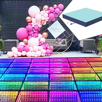 2025 Offre Spéciale fête de mariage utilisé piste de danse en plein air avec accessoires gratuits miroir fête scène éclairer piste de danse
