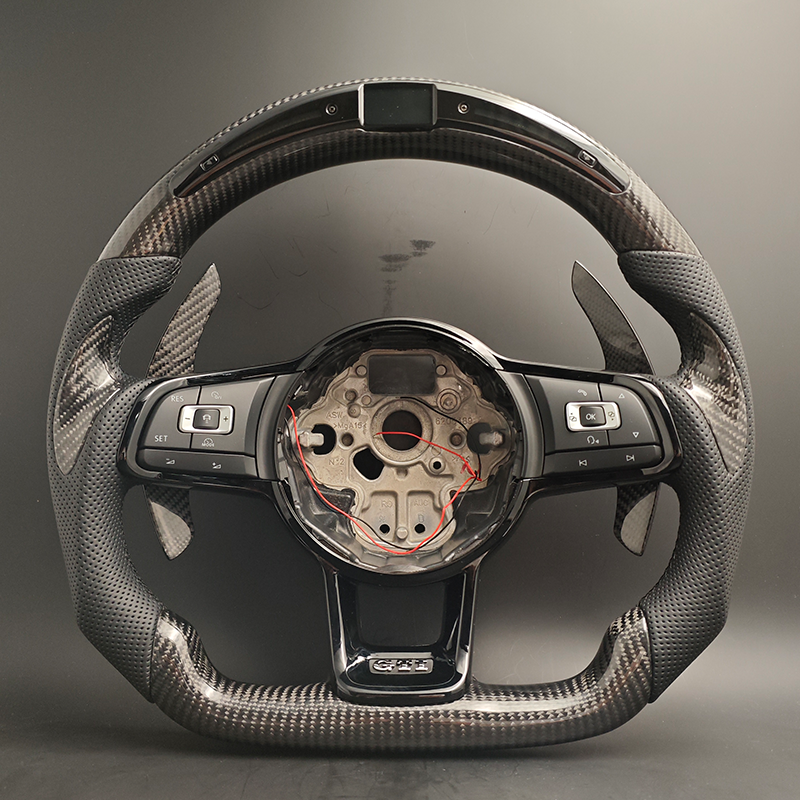 Perforated Leather+Carbon+LED