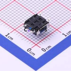 TS-1158B-B-D-BL Tactile Switch SMD-4P,6.2x6.2mm Switch Single Pole Single Throw Round Button 1.6N Vertical Mount - Product Image 2