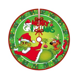 Jupe de sapin de Noël 2026 à carreaux Buffalo, Décoration de Noël pour la maison, Ornements et décorations pour sapin de Noël - Product Image 4