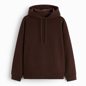 Felpe con cappuccio <span class=keywords><strong>oversize</strong></span> da uomo con stampa 100% in cotone personalizzato e peso pesante con logo personalizzato con logo <span class=keywords><strong>marrone</strong></span> bianco e cappuccio per uomo - Product Image 5