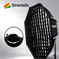 Support de fixation pour boîte à lumière TRIOPO KS 55cm 65cm, poignée pliable octogonale pour flash Godox Yongnuo