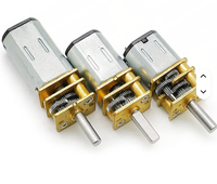 N20 Petit engrenage en plastique alimenté par batterie Dc pour moteur avec encodeur, 298:1 100rpm