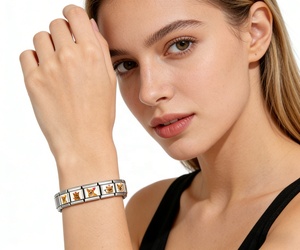 Bracelet à breloques modulaire DIY tendance, mignon, avec chats et chiens, cadeau personnalisé, photo personnalisée, bijoux commémoratifs pour couple, montre, mode, créatif - Product Image 4