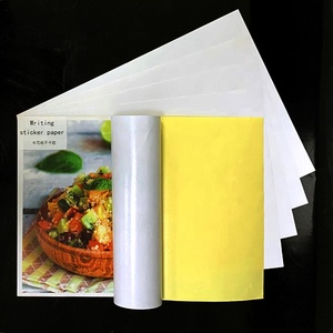 Papel Adhesivo Transparente Personalizado para Impresión Láser e Inyección de Tinta, Autoadhesivo, Impermeable, A4, para Troquelado, Brillante, Blanco - Product Image 2