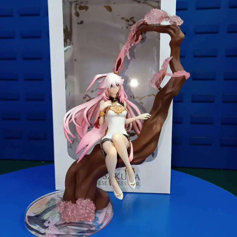 Anime Honkai Impact 3 Sakura Yae Heretic Miko cheongsam Figure sexy girls Statue Toys Collection