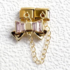 Bracelet modulaire de style italien, nouvelle série or, pendentif personnalisable, chaîne d'assemblage, bracelets à breloques élégants et tendance - Product Image 6