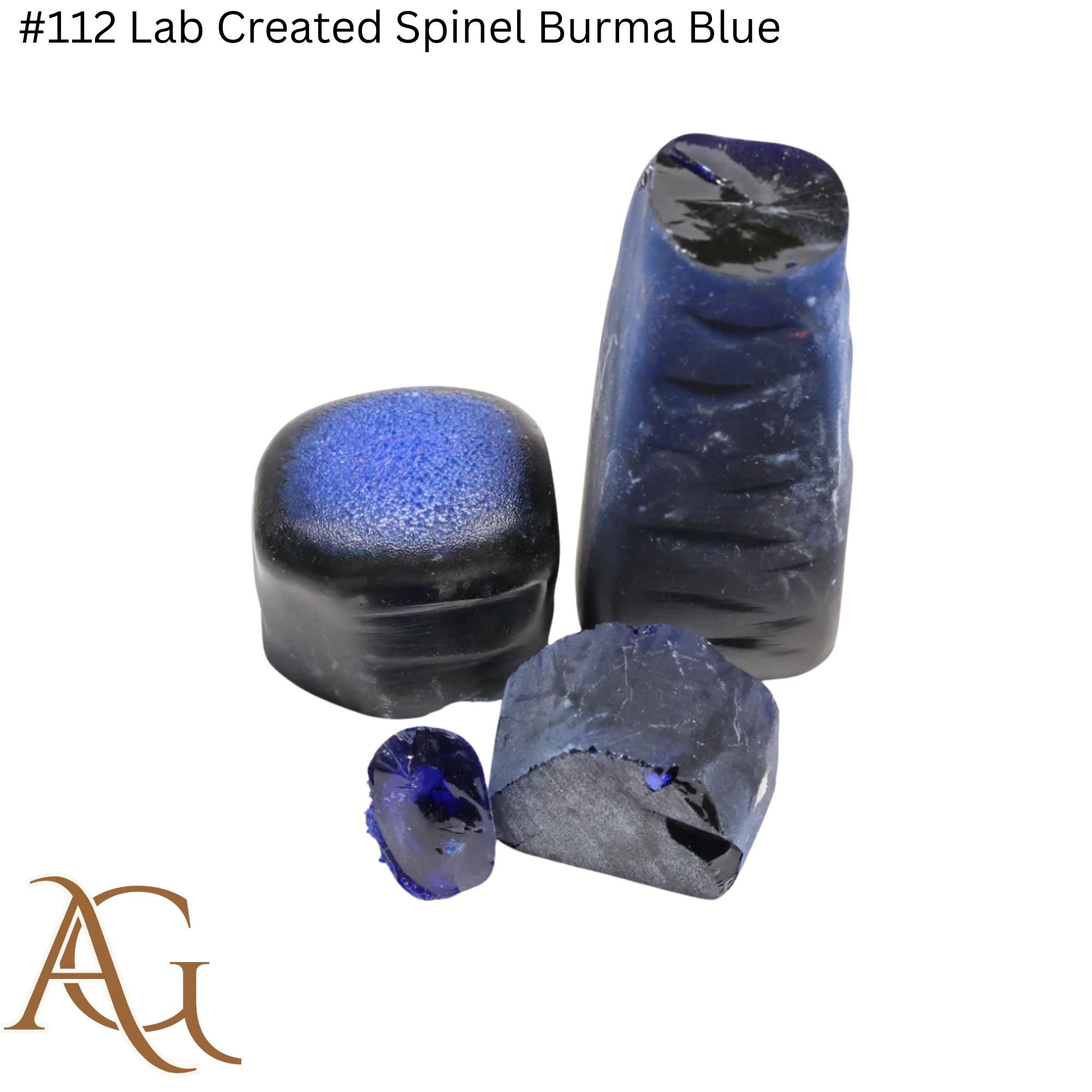 #112 Lab Created Spinel Burma Blue